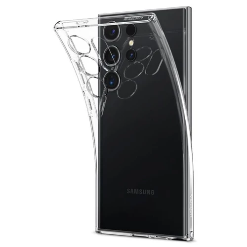 Spigen Liquid Crystal Samsung Galaxy S24 Ultra tok, Crystal Clear, átlátszó