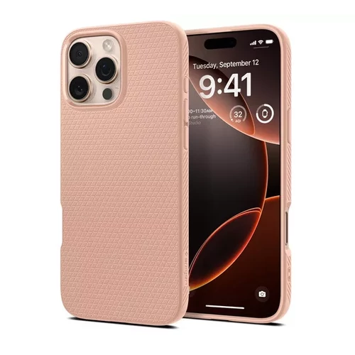 Spigen Liquid Air Apple iPhone 16 Pro tok - Rose Titanium, (rozéarany)