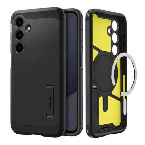 Spigen Tough Armor MagFit Samsung Galaxy S24 FE MagSafe tok - Black, (fekete)