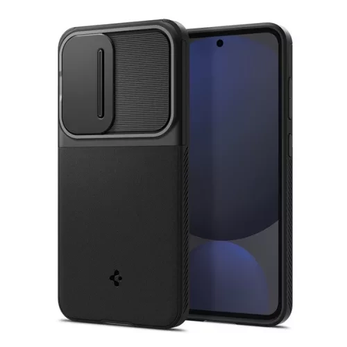 Spigen Optik Armor Samsung Galaxy S24 FE - tok (kameravédő, fekete)