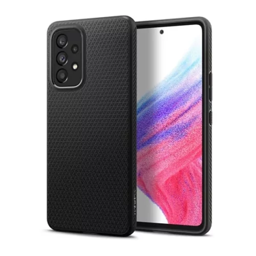 Spigen Liquid Air Samsung Galaxy A53 tok - Matt Black, (fekete)