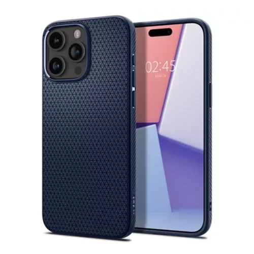 Spigen Liquid Air Apple iPhone 15 Pro tok - Navy Blue, (kék)
