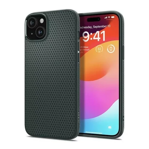Spigen Liquid Air Apple iPhone 15 tok - zöld