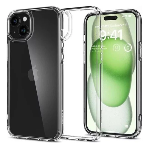 Spigen Ultra Hybrid iPhone 16 Plus tok - Crystal Clear (átlátszó)