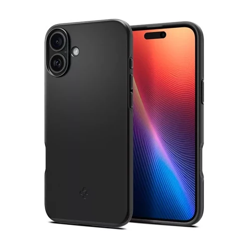 Spigen Thin Fit MagFit iPhone 16 Plus tok -  MagSafe, fekete