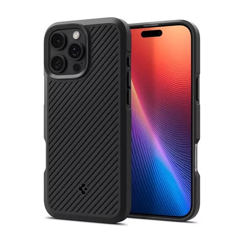 Spigen Core Armor iPhone 16 Pro tok - Matte Black, (fekete)