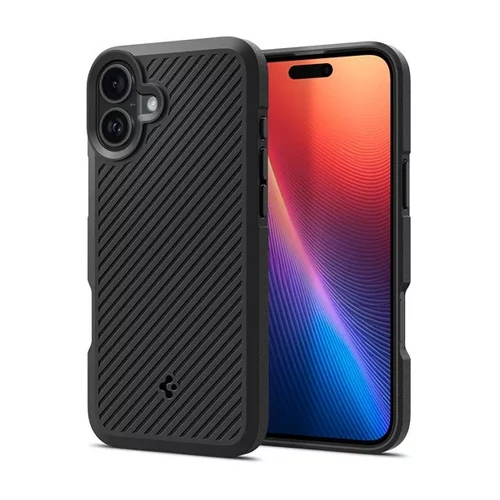 Spigen Core Armor iPhone 16 tok - Matte Black (fekete)