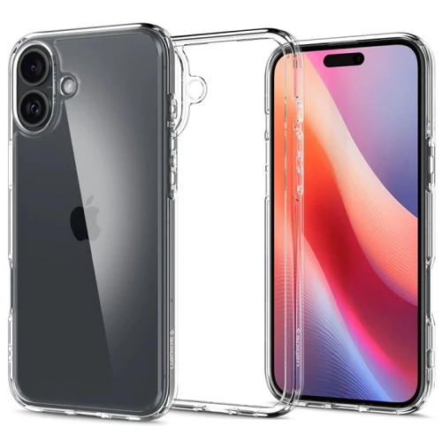 Spigen Ultra Hybrid Apple iPhone 16 tok - Crystal Clear (átlátszó)