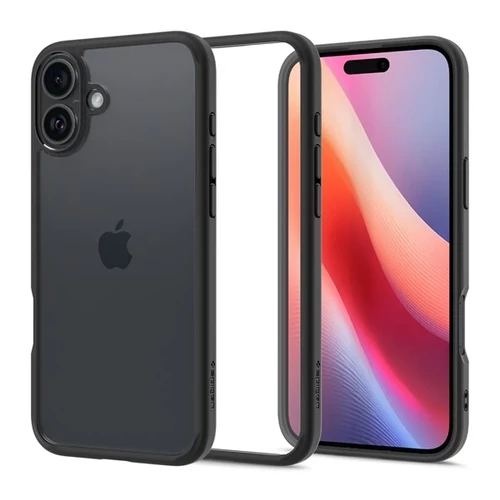 Spigen Ultra Hybrid iPhone 16 Plus tok - Matte Black, (fekete)
