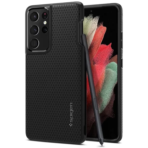 Samsung S21 Ultra Spigen Liquid Air tok + S Pen ceruza (aktív, kapacitív)
