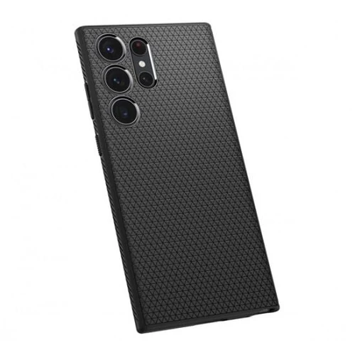 Spigen Liquid Air Samsung Galaxy S23 Ultra tok, Matte Black, fekete