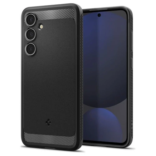 Spigen Rugged Armor Samsung Galaxy S24 tok, Matte Black, fekete