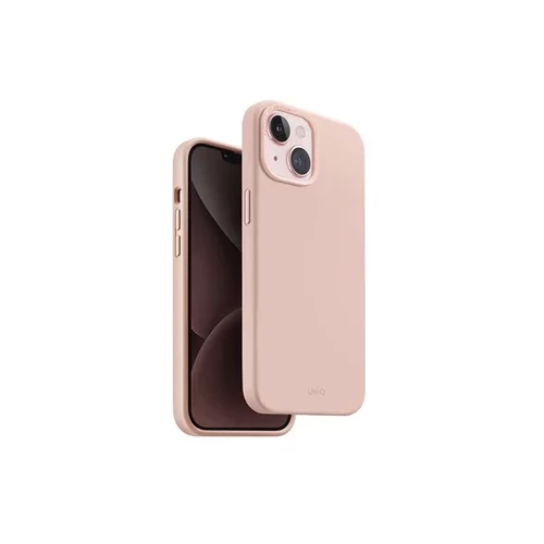 Uniq Lino Hue Apple iPhone 15 tok - Magsafe, rózsaszín