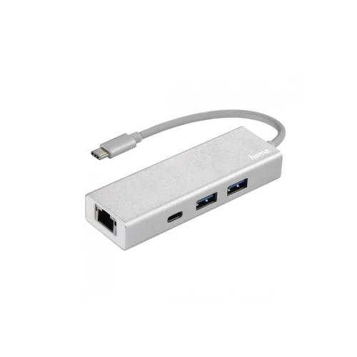 Hama USB-C HUB (2x USB-A, USB-C, LAN)