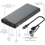 Kép 1/4 - 4smarts Volthub Pro 20W/22,5W 10000mAh, GUNMETAL Külső akkumulátor / Power bank
