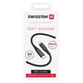 Kép 1/3 - Swissten puha szilikon adat- és töltőkábel, USB-C/USB-C, 0,4m, 60W, fekete