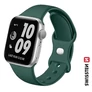 Kép 1/3 - Swissten Apple Watch szilikon szíj 42/44/45/49 mm, zöld