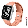 Kép 1/3 - Swissten Apple Watch szilikon szíj 38/40/41 mm, narancs pink