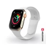 Kép 1/2 - Swissten Apple Watch szilikon szíj, 42-44 mm, fehér