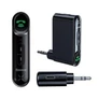 Kép 1/2 - BASEUS bluetooth FM transmitter 3.5mm jack aljzat (v5.0, 145mAh) FEKETE