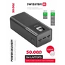 Kép 2/2 - SWISSTEN Power Line Powerbank PD 100W, 50000 mAh, (laptopokhoz) (fekete)