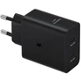 Kép 1/3 - Samsung hálózati duo töltő, kábellel, 50W PD USB-C, Fekete
