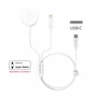 Kép 3/3 - SWISSTE 2in1 Apple Watch és iPhone USB-C 1,2m