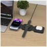 Kép 4/5 - TECH-PROTECT (MAGSAFE) FEKETE 3in1 Vezeték nélküli Töltőállomás