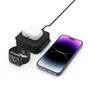 Kép 5/5 - TECH-PROTECT (MAGSAFE) FEKETE 3in1 Vezeték nélküli Töltőállomás