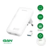Kép 1/4 - 4smarts FlatPlug Slim Dual USB-C hálózati adapter, 65W GaN, fehér