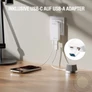 Kép 3/4 - 4smarts FlatPlug Slim Dual USB-C hálózati adapter, 65W GaN, fehér