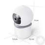 Kép 2/8 - OKOS WIFI KAMERA 1080P, ÉJJELLÁTÓ, BELTÉRI, MOZGATHATÓ, FEHÉR
