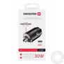 Kép 4/4 - Swissten szivargyújtós autós töltőadapter Power Delivery 2XUSB-C, 30W, fekete