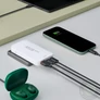 Kép 2/4 - HÁLÓZATI TÖLTŐ, USB + TYPE-C "PD,QC" 65W, ÖSSZEHAJTHATÓ