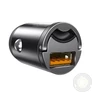 Kép 7/7 - BASEUS TINY STAR AUTÓS GYORSTÖLTŐ, USB, 30W, SZÜRKE