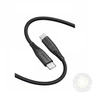 Kép 2/3 - Swissten puha szilikon adat- és töltőkábel, USB-C/USB-C, 0,4m, 60W, fekete