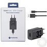Kép 1/2 - Motorola TurboPower (PG38C06448) fekete gyári hálózati töltő USB-C kábellel 3A 33W