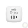 Kép 3/3 - Home CUBE1 kocka elosztó USB töltővel, 3 aljzat gyermekvédelemmel, 1db USB C, 2db USB A, max. 3680 W