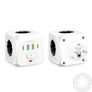 Kép 5/5 - Tech-Protect PCL3x4 elosztó, 2x USB-A, 2x USB-C, 3x AC típusú Schuko - fehér