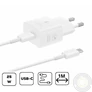 Kép 1/4 - Samsung hálózati adapter kábellel, 25W, fehér