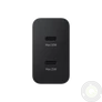 Kép 3/3 - Samsung hálózati duo töltő, kábellel, 50W PD USB-C, Fekete