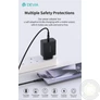 Kép 4/6 - Devia hálózati töltő adapter + USB-C - C kábel  (1,5 méter) 45W (Rocket Series) szett