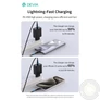 Kép 5/6 - Devia hálózati töltő adapter + USB-C - C kábel  (1,5 méter) 45W (Rocket Series) szett