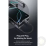Kép 5/7 - Devia Ipure Series Type-C/AUX 3,5 mm audió adapter - fekete