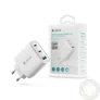 Kép 2/10 - Devia Extreme Speed Series 65W GaN PD hálózati gyorstöltő adapter USB+2xType-C - fehér