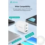 Kép 6/10 - Devia Extreme Speed Series 65W GaN PD hálózati gyorstöltő adapter USB+2xType-C - fehér