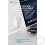 Kép 7/10 - Devia Extreme Speed Series 65W GaN PD hálózati gyorstöltő adapter USB+2xType-C - fehér