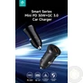 Kép 2/7 - Devia Smart Series Mini 30W PD+QC USB+Type-C autós töltő adapter FEHÉR
