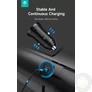Kép 6/7 - Devia Smart Series Mini 30W PD+QC USB+Type-C autós töltő adapter FEHÉR
