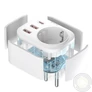 Kép 5/5 - Devia hálózati csatlakozóaljzat(konnektor) + 2xUSB-A + USB-C 20W  (400W,250V-16A)